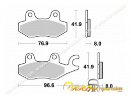 Plaquettes de frein AP RACING avant / arrière pour motos, mécaboites, scooter ...