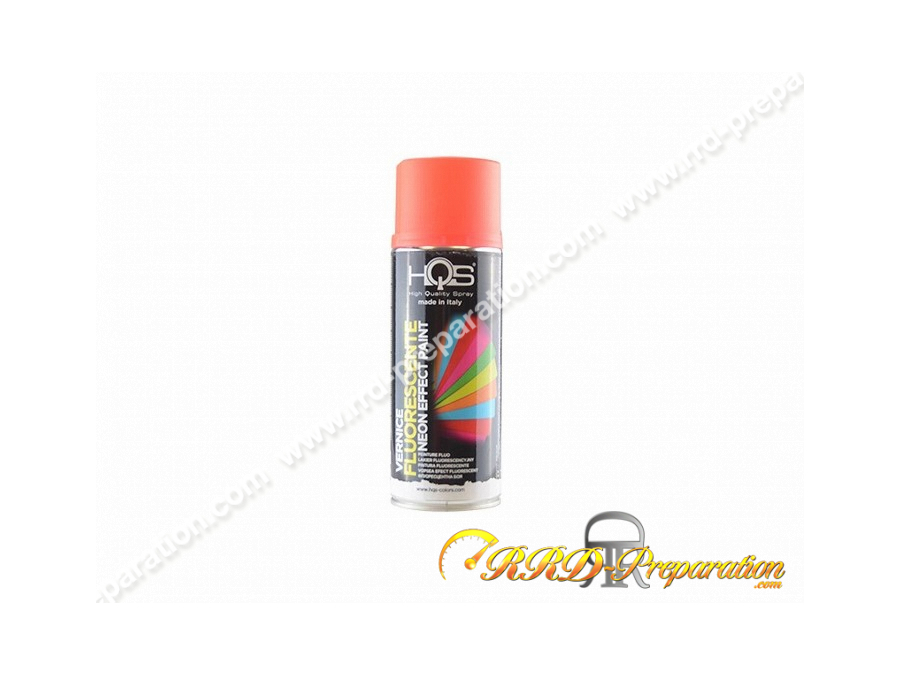 Bombe spray peinture HQS couleurs fluo aux choix pour carrosserie, carénage 400ML