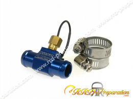 Adaptateur T sur durite avec sonde de température KOSO pour moto, scooter,  quad 14mm, 16mm, 18mm, 22mm