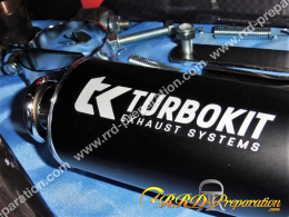 Pot d'échappement TURBOKIT TK COMPETITION 80cc passage bas pour motos 50cc moteur MINARELLI AM6