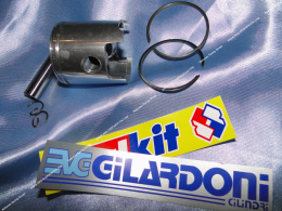 Pistón Ø47mm bi-segmento GILARDONI / ITALKIT para kit 70cc aluminio minarelli RV3, RV4, RV5, RV6, RV