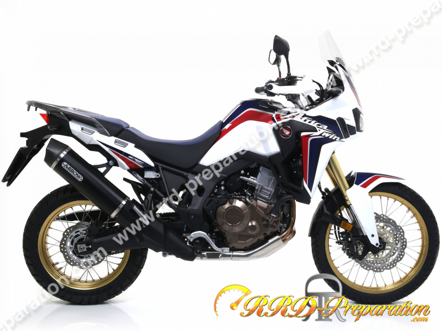 Ligne d'échappement ARROW MAXI RACE-TECH pour HONDA CRF 1000L Africa Twin de 2016 à 2019