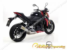 Silencieux ARROW RACE TECH pour collecteur ORIGINE ou ARROW pour Suzuki GSX-S 1000 / 1000 F de 2015 à 2020