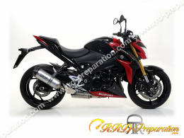 Silencieux ARROW RACE TECH pour collecteur ORIGINE ou ARROW pour Suzuki GSX-S 1000 / 1000 F de 2015 à 2020