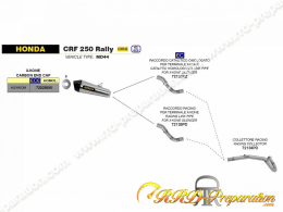 Ligne d'échappement ARROW X-KONE pour Honda CRF 250 L et CRF RALLY de 2017/2018