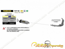 Silencieux d'échappement THUNDER Arrow pour YAMAHA YZF 600 R6 de 2017 à 2021