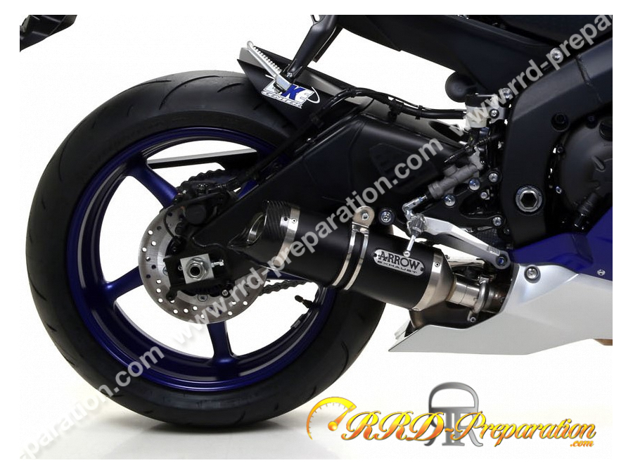 Silencieux d'échappement THUNDER Arrow pour YAMAHA YZF 600 R6 de 2017 à 2021