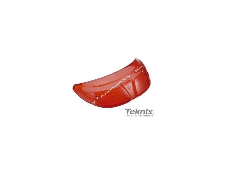 Cabochon feu arrière rouge TEKNIX pour scooter PEUGEOT TREKKER & SQUAB