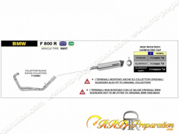 Ligne d' échappement complète ARROW RACE-TECH pour BMW F 800 R de 2009 à 2014