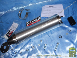 Silencieux, cartouche pour échappement GIANNELLI aluminium PEUGEOT XR6, MOTORHISPANIA RX,...