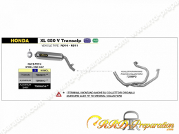 Ligne d'échappement complète ARROW RACE-TECH pour HONDA XL 650 V TRANSALP de 2000 à 2007