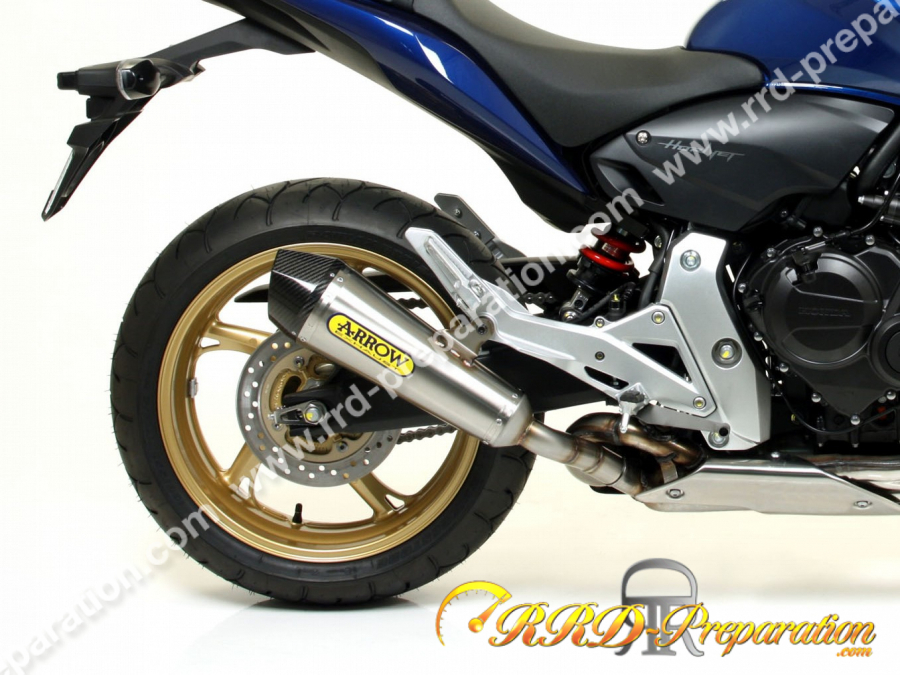 medida Tom Audreath Brisa Silencioso ARROW X-KONE para HONDA CB 600 F HORNET de 2007 a 2013 y CBR 600  F de 2011 a 2013