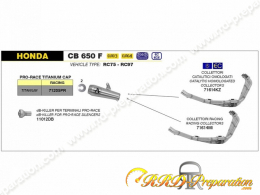 Ligne d'échappement complète ARROW PRO-RACE pour HONDA CB 650 F et CBR 650 F de 2014 à 2018