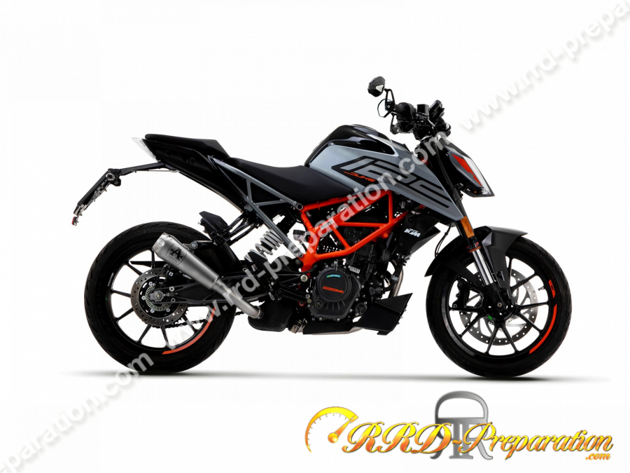 Ligne d'échappement complète ARROW PRO RACE pour moto KTM DUKE 125 4 temps de 2021 à 2022