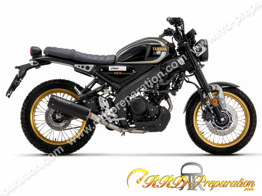 Silencieux ARROW REBEL pour moto YAMAHA MT et XSR 125 de 2021 à 2022