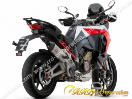 Silencieux ARROW VELOCE TITANE pour collecteur d'origine sur DUCATI MULTISTRADA V4 1100 de 2021 à 2022