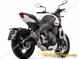 Ligne d'échappement ARROW VELOCE Aluminium Dark pour TRIUMPH TRIDENT 660 de 2021 à 2022