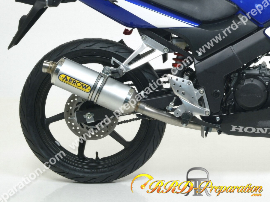 Silencieux d'échappement ARROW THUNDER pour HONDA CBR R 125 4T de 2004 à 2010