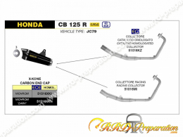 Ligne d'échappement complète ARROW X-KONE pour HONDA CBR 125 R de 2018 à 2020