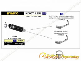 Ligne d'échappement complète ARROW URBAN MAXI SCOOTER KYMCO K-XCT 125i de 2011 à 2016