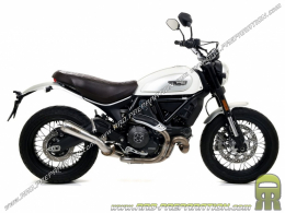 Silencioso ARROW PRO RACE con conexión catalizada para colector ORIGIN en Ducati Scrambler 800 Classic 2017/2018