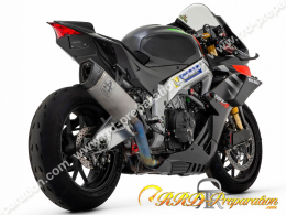 Silencieux d'échappement ARROW PISTA FULL TITANE pour collecteur d'origine pour APRILIA RSV 4 1100 Factory de 2019 à 2020