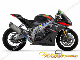 Silencieux d'échappement ARROW PISTA FULL TITANE pour collecteur d'origine pour APRILIA RSV 4 1100 Factory de 2019 à 2020