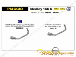 Collecteur ARROW URBAN pour PIAGGIO PIAGGIO MEDLEY 125 et 150 S ABS de 2020 à 2022