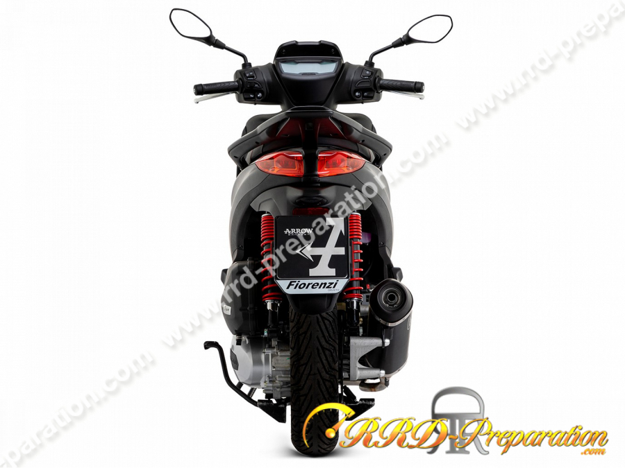 Marmitta Arrow Urban Alluminio Dark Per Piaggio Medley 125/150 2016-2020 - Omologata - Foto 9