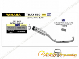 Ligne ARROW avec catalyseur INDY RACE pour maxi-scooter Yamaha T-MAX 530 de 2017 à 2019 et 560 de 2020 à 2021