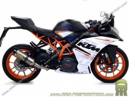 Silencioso ARROW THUNDER CARBON con racor para colector original para KTM RC 390 2017