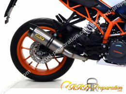 Silencieux ARROW THUNDER pour collecteur d'origine pour KTM RC 390 et 125, DUKE 390 et 125 de 2017 à 2020