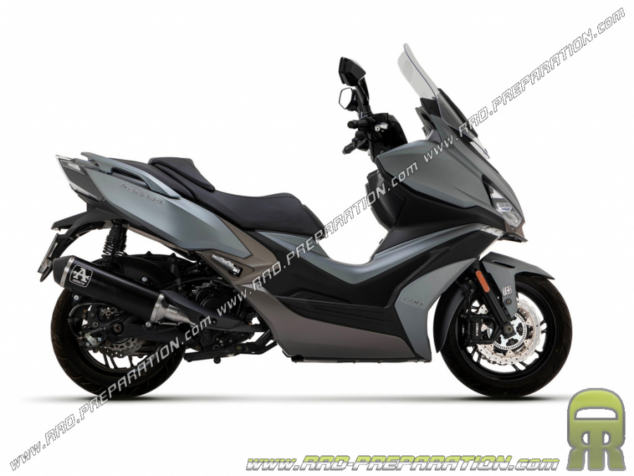 Silencieux ARROW URBAN pour maxi-scooter KYMCO XCITING 400I S de 2021 à 2022