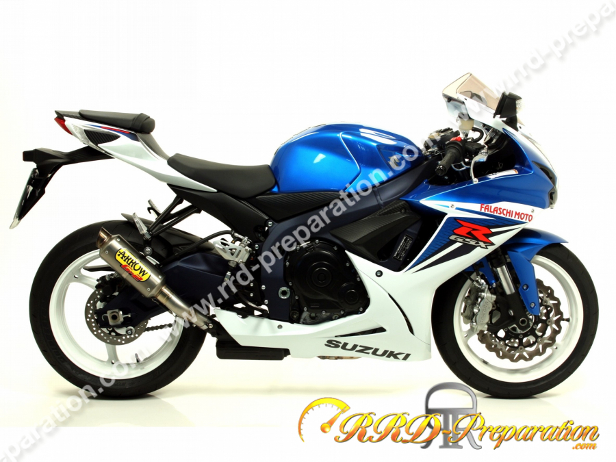 Silencieux d'échappement ARROW GP2 pour collecteur ORIGINE pour Suzuki GSX-S 750 i.e. et 650 i.e. de 2011 à 2016