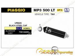 Silencieux ARROW URBAN pour collecteur d'origine sur Maxi-Scooter Piaggio MP3 500 LT de 2017 à 2018