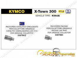 Raccord ARROW pour collecteur d'origine pour maxi scooter Kymco X-TOWN 300 de 2017 à 2020