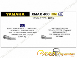 Raccord ARROW pour silencieux ARROW sur collecteur d'origine pour YAMAHA X-MAX 400cc 4 temps de 2017 à 2020