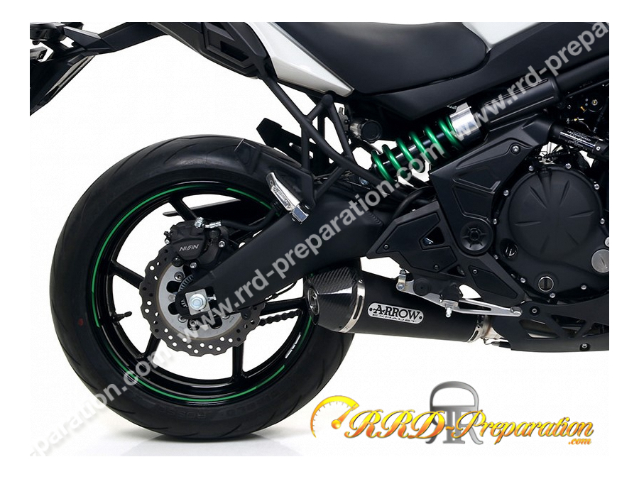 Silencieux ARROW X-KONE pour moto KAWASAKI VERSYS 650, Z650, et Z 650 2017 à 2022 et NINJA 650 de 2017 à 2020