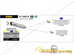 Kit silencieux d'échappement avec raccord ARROW MAXI RACE-TECH pour BMW K 1300 R de 2009 à 2016 et K 1300 S de 2012 à 2016