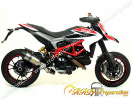 Silencieux d'échappement ARROW RACE-TECH pour collecteur d'origine sur Ducati 939 HYPESTRADA, SUPERMOTARD de 2013 à 2018