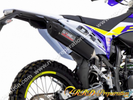 Silencieux GIANNELLI SONIC aluminium et carbone passage haut sur SHERCO SE 50R, SM R, RS, FACTORY À PARTIR DE 2018