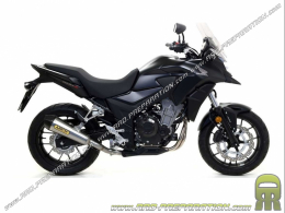 Kit silencieux d'échappement avec raccord ARROW X-KONE pour collecteur d'origine sur moto Honda CB 500 X de 2019 à 2020