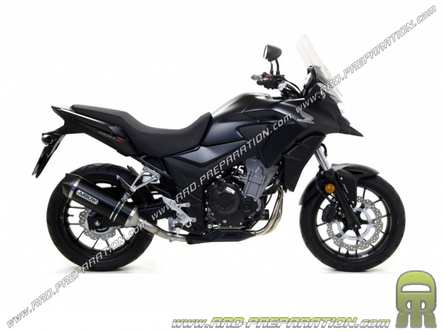 Silenciador de escape ARROW RACE TECH con conexión en colector ORIGIN o ARROW para moto Honda CB 500 X 2017/2018