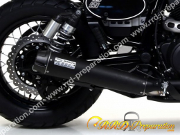 Silencieux d'échappement ARROW REBEL DARK pour moto YAMAHA SCR 950 de 2017 à 2020