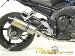 Silencieux d'échappement ARROW MAXI RACE-TECH sur collecteur ORIGINE pour Yamaha FZ1 - FZ1 FAZER de 2006 à 2016