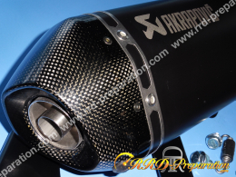 Pot d'échappement AKRAPOVIC RACING BLACK pour maxi-scooter 125, 150 VESPA PRIMAVERA, SPRINT, PIAGGIO LIBERTY