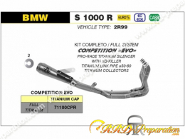 Ligne d'échappement complète ARROW COMPETITION EVO pour BMW S 1000 R de 2021 à 2022