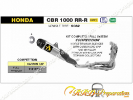 Ligne d'échappement complète ARROW COMPETITION pour HONDA CBR 1000 RR-R de 2020 à 2022