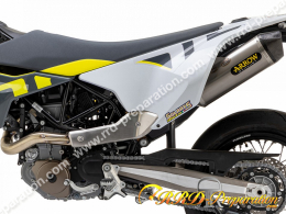 Ligne d'échappement complète ARROW RACE TECH pour Husqvarna 701 Supermoto de 2021 à 2022 (euro5)