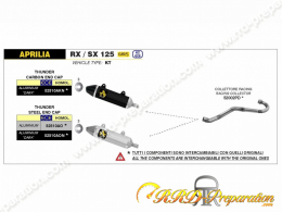 Ligne complète ARROW THUNER pour APRILIA RX / SX 125 de 2021 à 2023